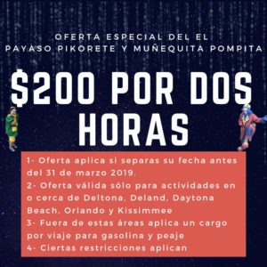 Especial 200 Florida con personajes