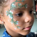 Pompita-Face-Painter-con-las-Cheerleaders-en-St-Cloud-Fl-Cerca-de-Orlando-y-Kissimmee