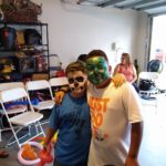 Payaso Pikorete Muñequita Pompita Cumpleaños Jaideliz Jacksonville Fl Face Paint Zombie Esqueleto