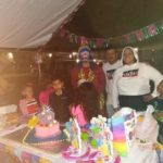 Payaso Pikorete en Cumpleaños de Paola en Orlando Fl Con Muñequita Pompita