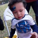 Payaso Pikorete en Cumpleaños de Paola en Orlando Fl Con Muñequita Pompita Pinta Carita Culebra