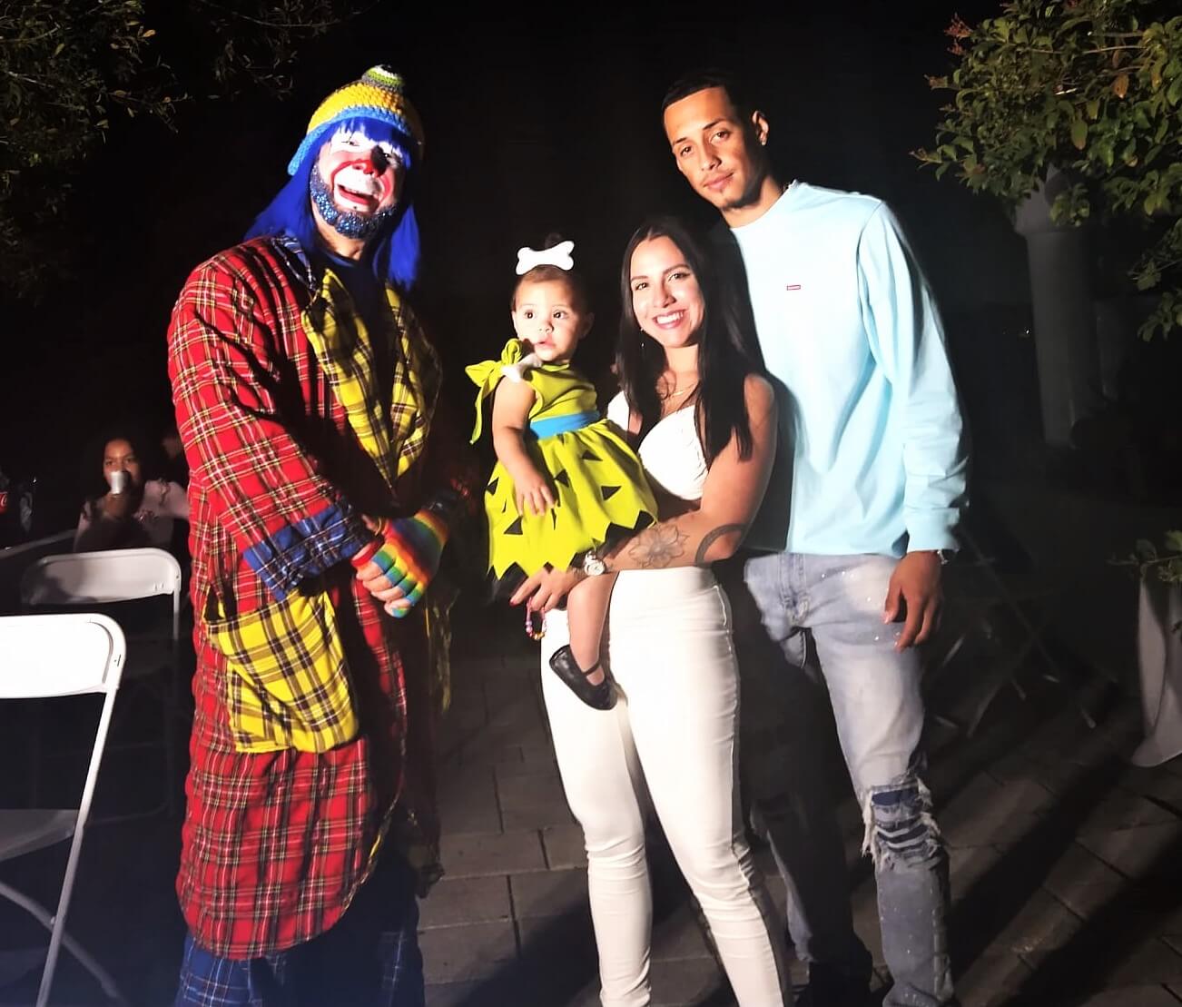 Payaso Pikorete celebrando el Cumpleaños de Milanni en Casselberry Fl