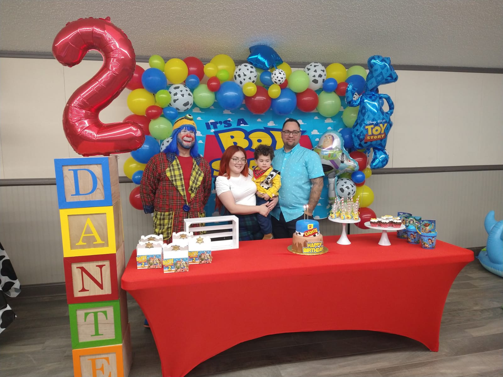 Payaso Pikorete Celebrando el Cumpleaños de Dante en Green Cove Springs Fl