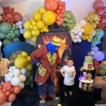Payaso Pikorete Celebrando el Cumpleaños de Jeurys en Orlando Fl